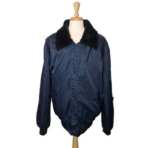 Industrial Streetwear Bomber Made in Canada, Quilted Lining, Tall Fit 90s Grunge